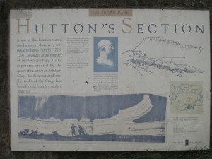 Hutton's Section has changed since he was there, due to quarrying. But the geological point is still excellently displayed. 