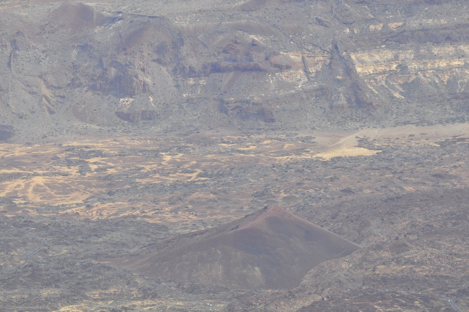 A small volcano cone inside Teide's large caldera. 
